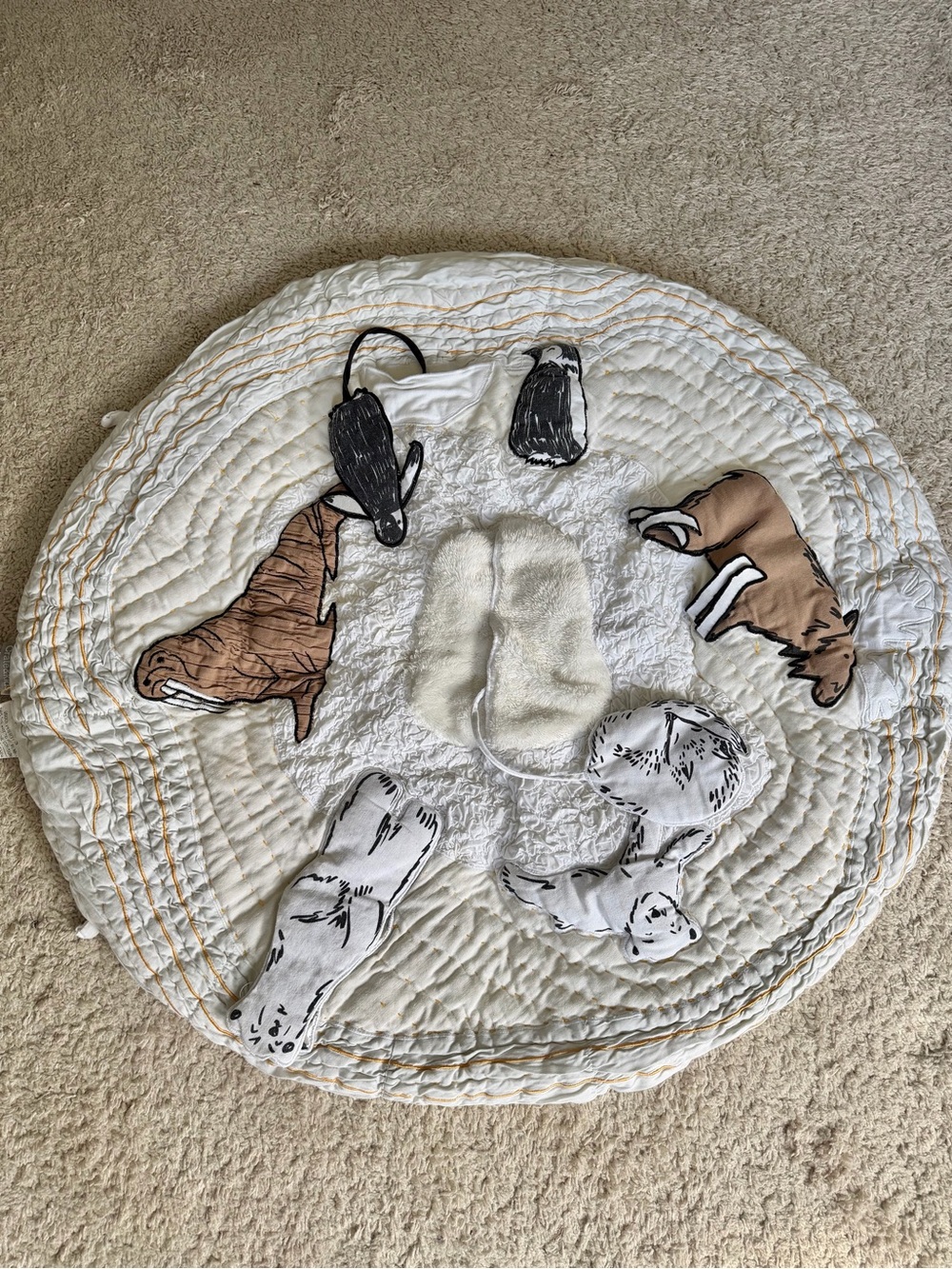 Crate & Barrel Arctic Animals Play Mat